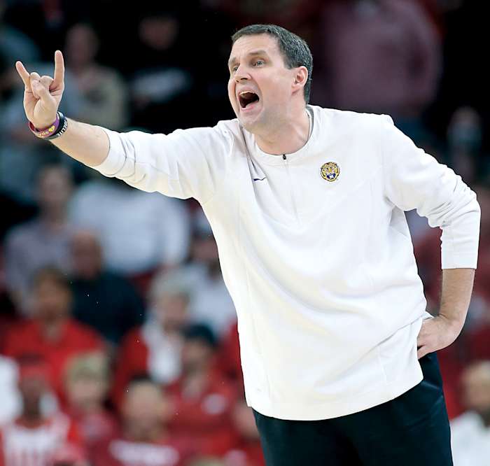 Will Wade in season finale at Bud Walton Arena.